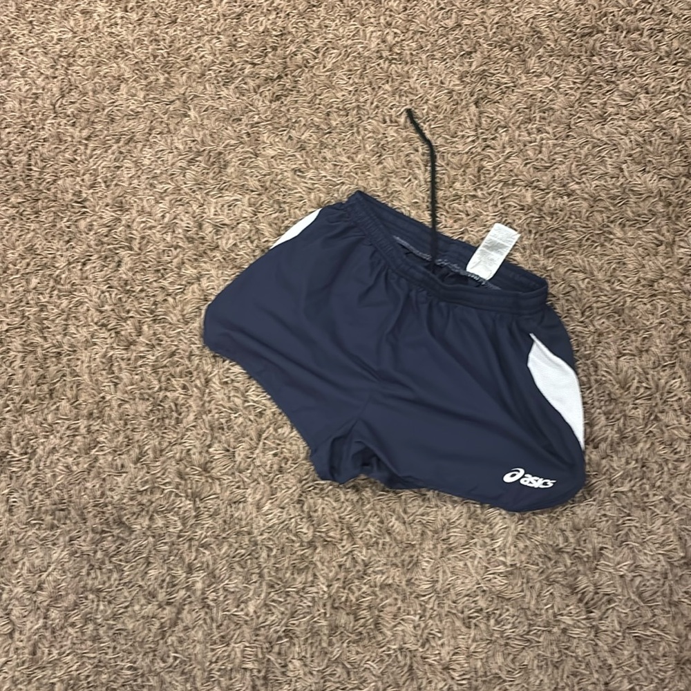 Blue workout shorts